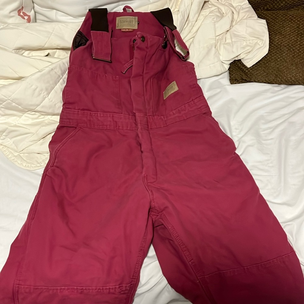 Pink Schmidt workwear! Great condition, really cute